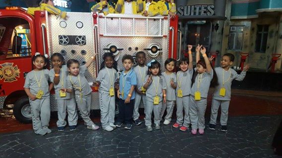 KG students in Kidzania