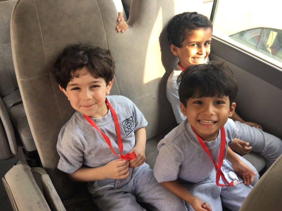 KG students in Kidzania