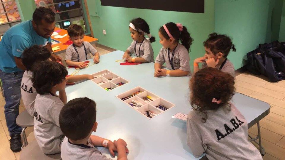 KG students in Kidzania